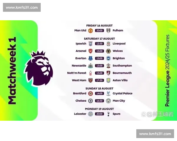 曼联全赛季赛事安排及重要比赛时间一览